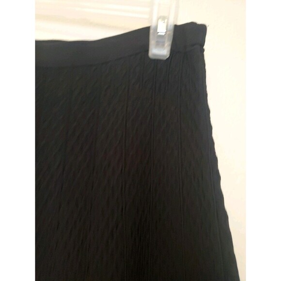 CAbi Skirt Womens Size Small Black Amelie Textured A Line Pull On Stretch Skirt - Picture 6 of 16